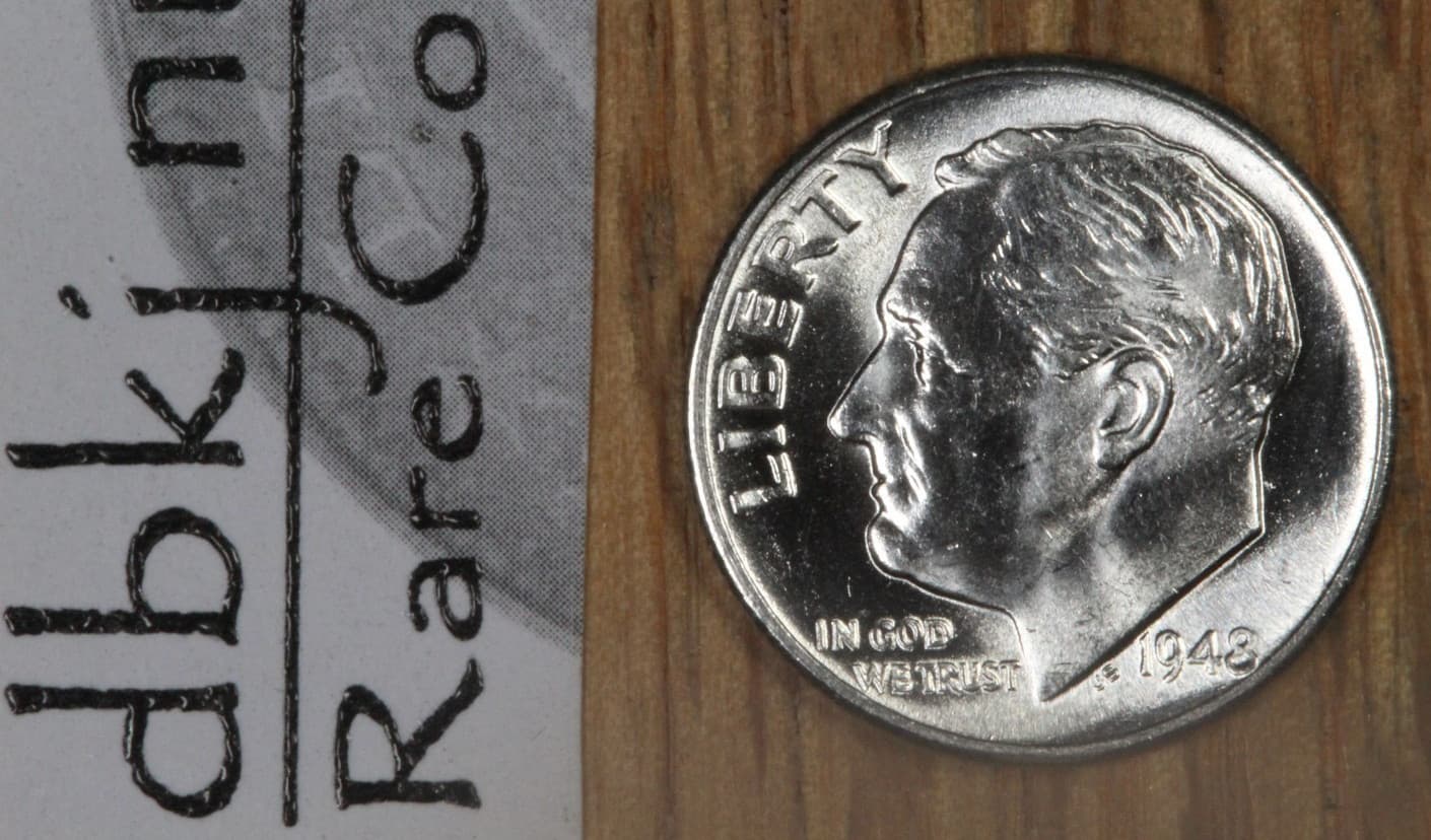 1948 (P) Roosevelt Dime 10¢ - BU - Choice to Gem Uncirculated