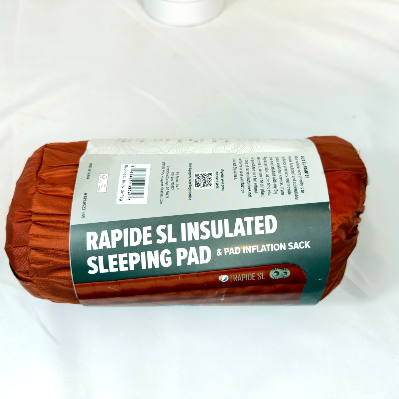 Big Agnes Rapide SL Insulated Sleeping Pad 25x72 Inches