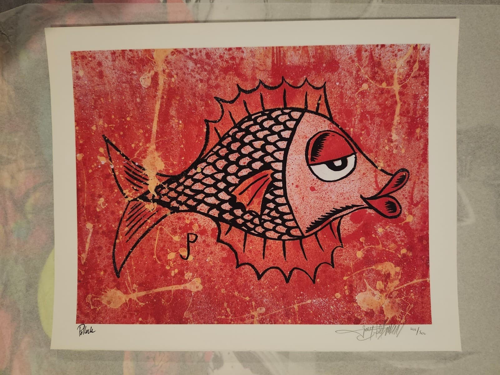 Jim Pollock Fire Fish Joey Feldman Signed Numbered Print Poster Phish