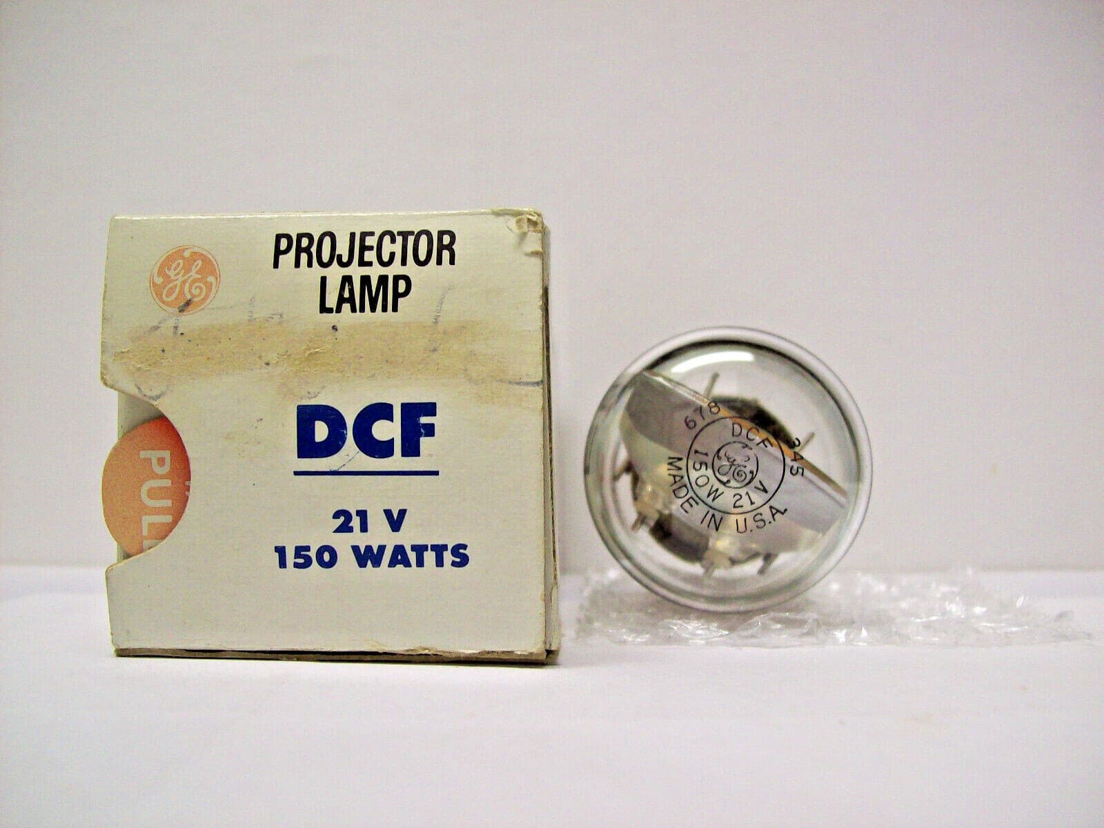 DCF Projector Projection Lamp Bulb GE Brand *AVG.10-HR LAMP* *READ DESC*