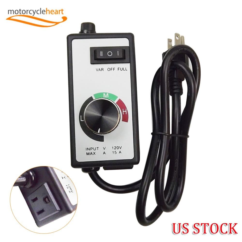 New For Router Fan Variable Speed Controller Electric Motor Rheostat AC 120V