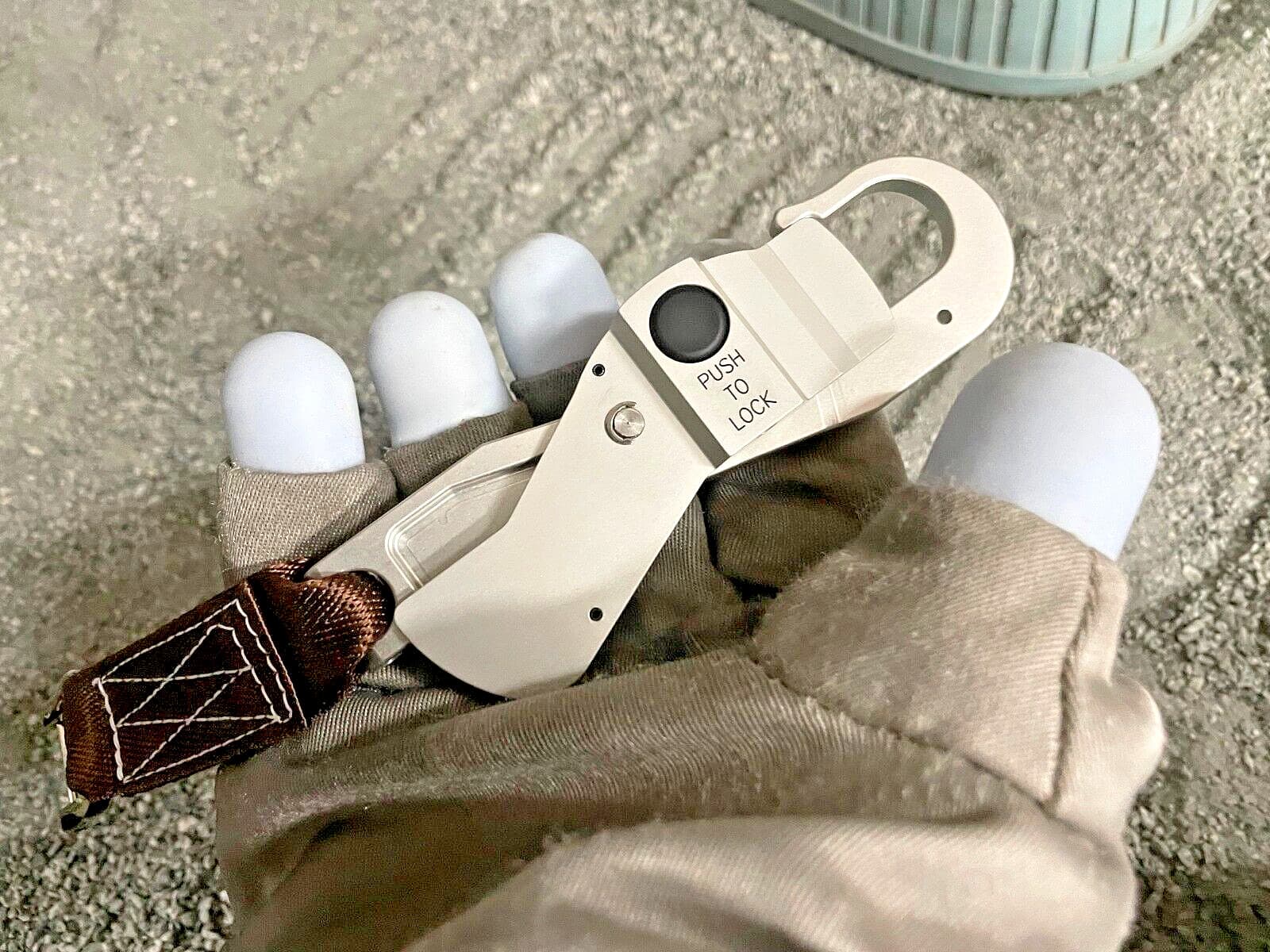 NASA Apollo accurate replica tether hook - Updated - Machined Aluminum