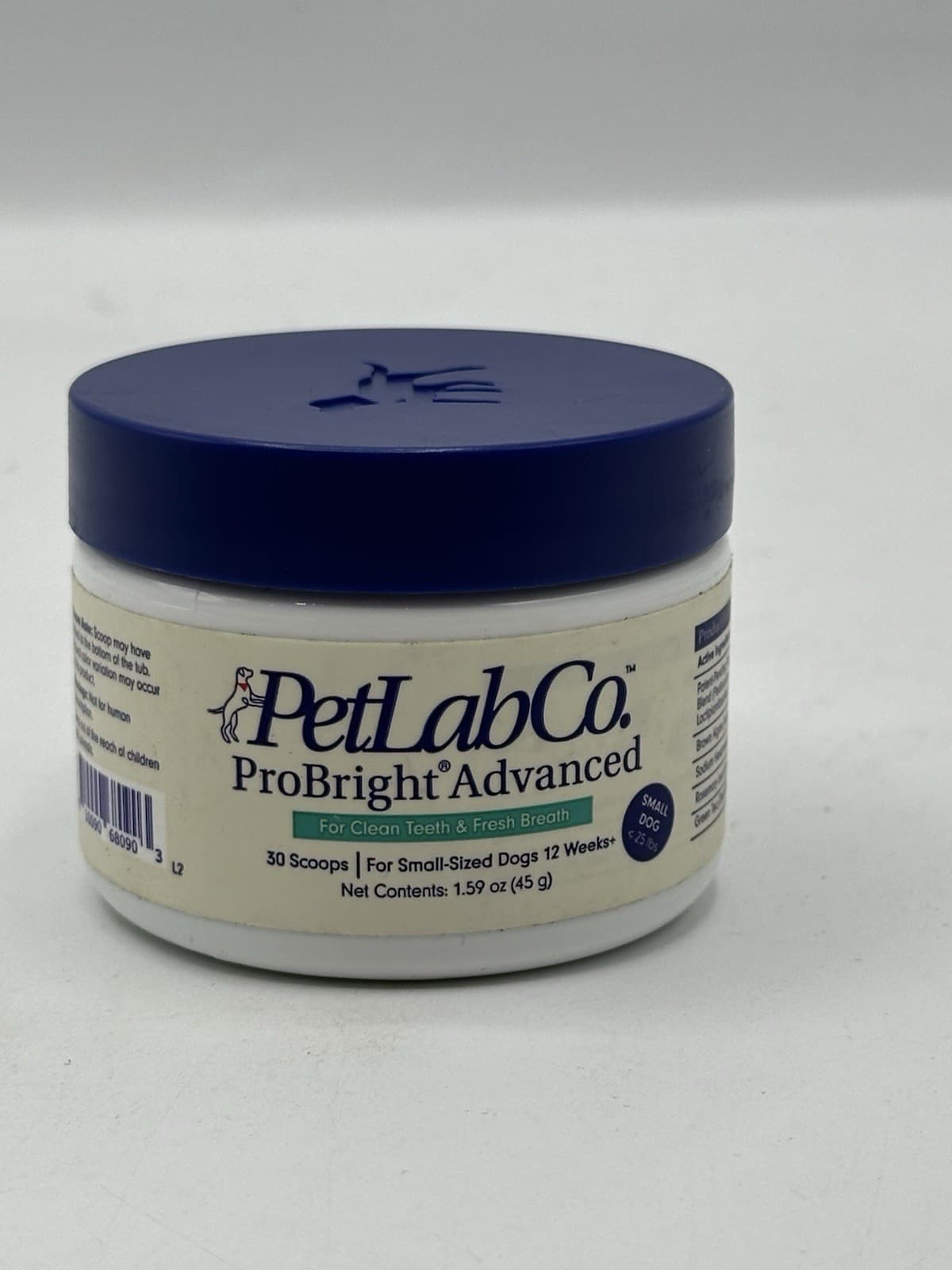 PetLab Co. ProBright - Cleaner Teeth/Fresh Breath - 30 Scoops - Small Dogs!