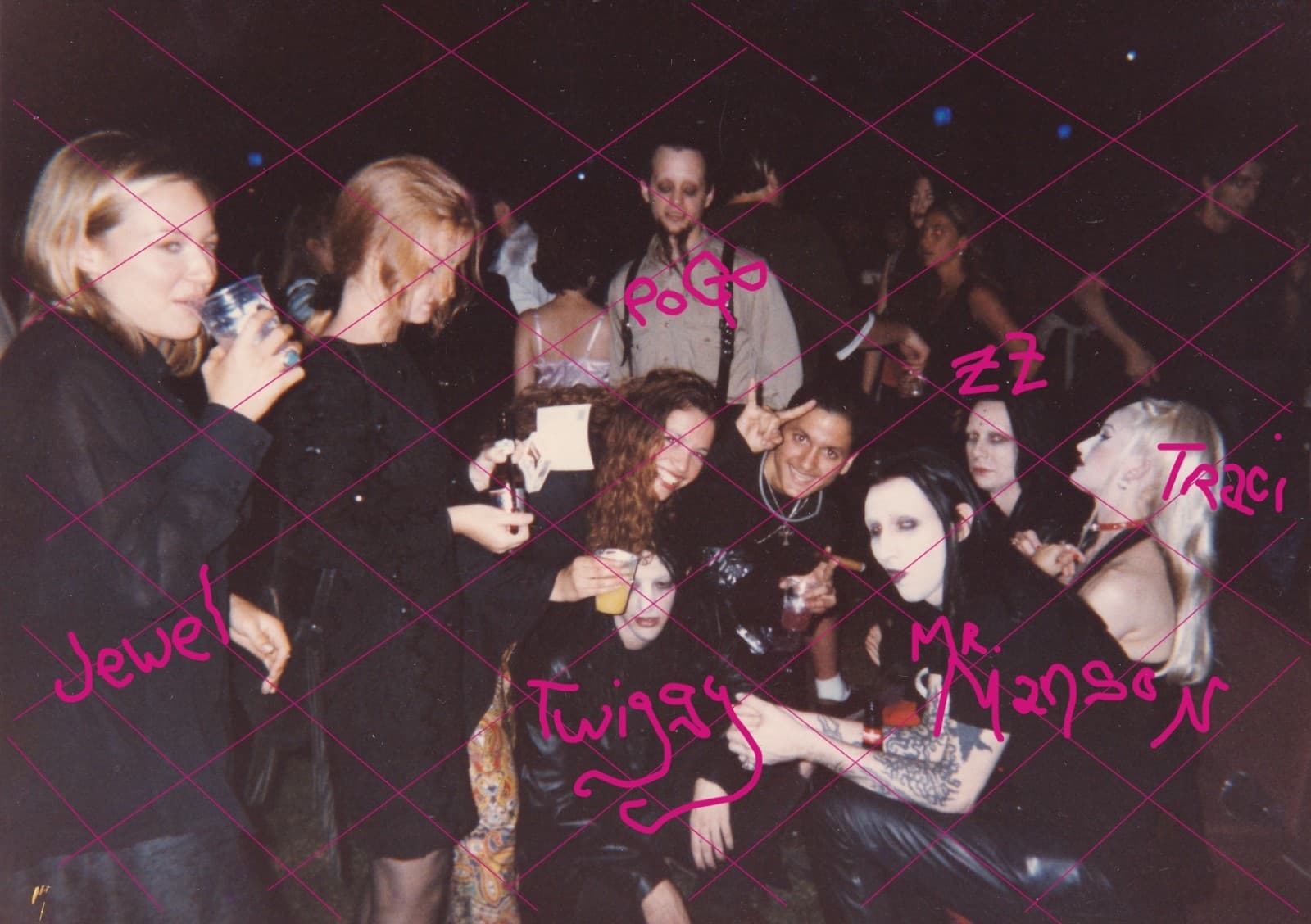 Marilyn Manson Twiggy Zim Zum Madonna Gacy Traci Lords Jewel Photograph 4" x 6"