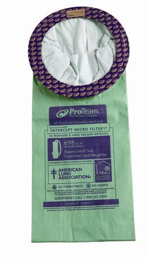10 qt Intercept Micro Filters 2 x10 pack 100331 ProTeam Super CoachVac backpack