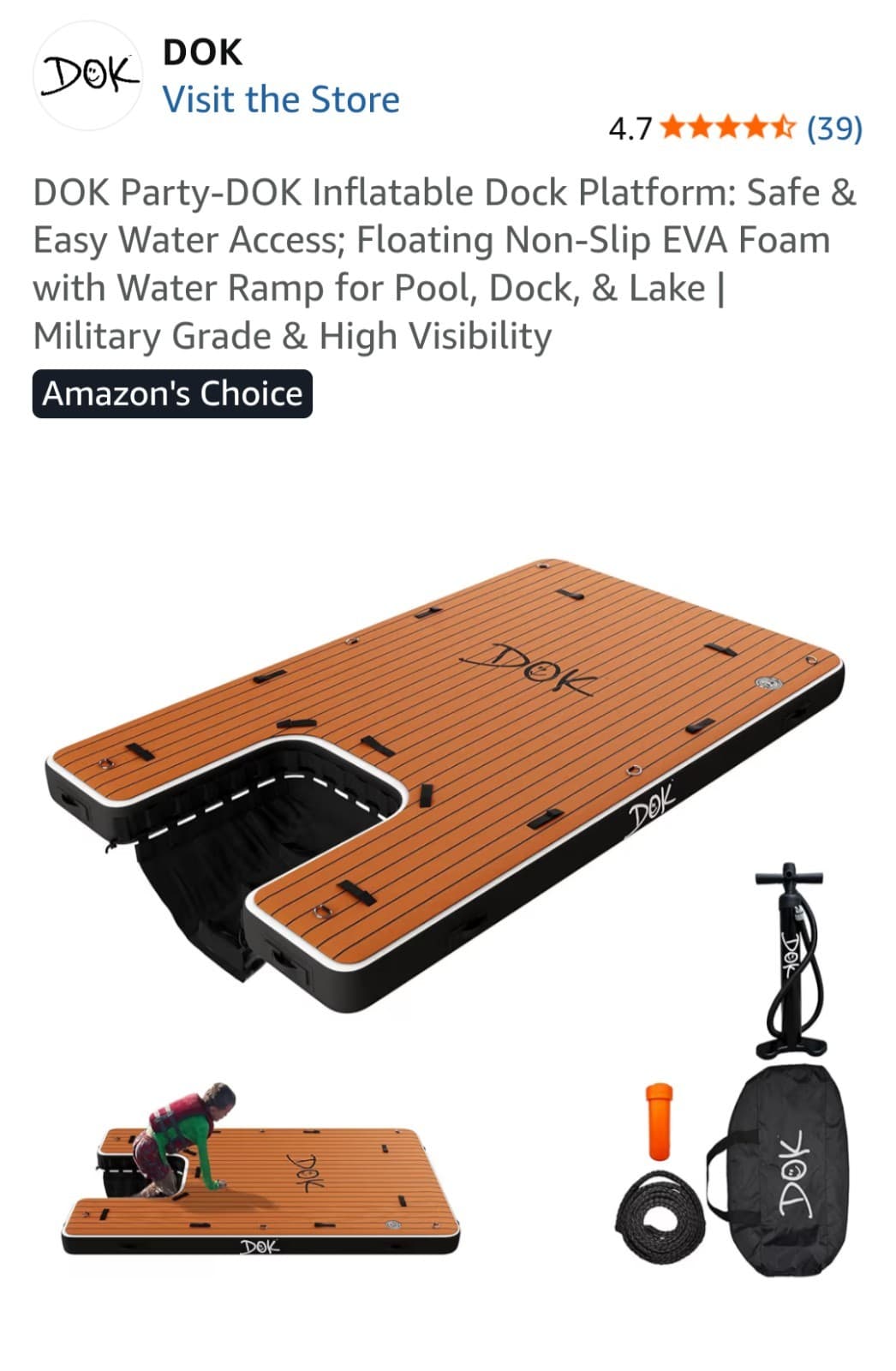 PARTY DOK! INSANELY AWESOME INFLATABLE FLOATING DOCK. BRING THE DOG. PARTY TIME