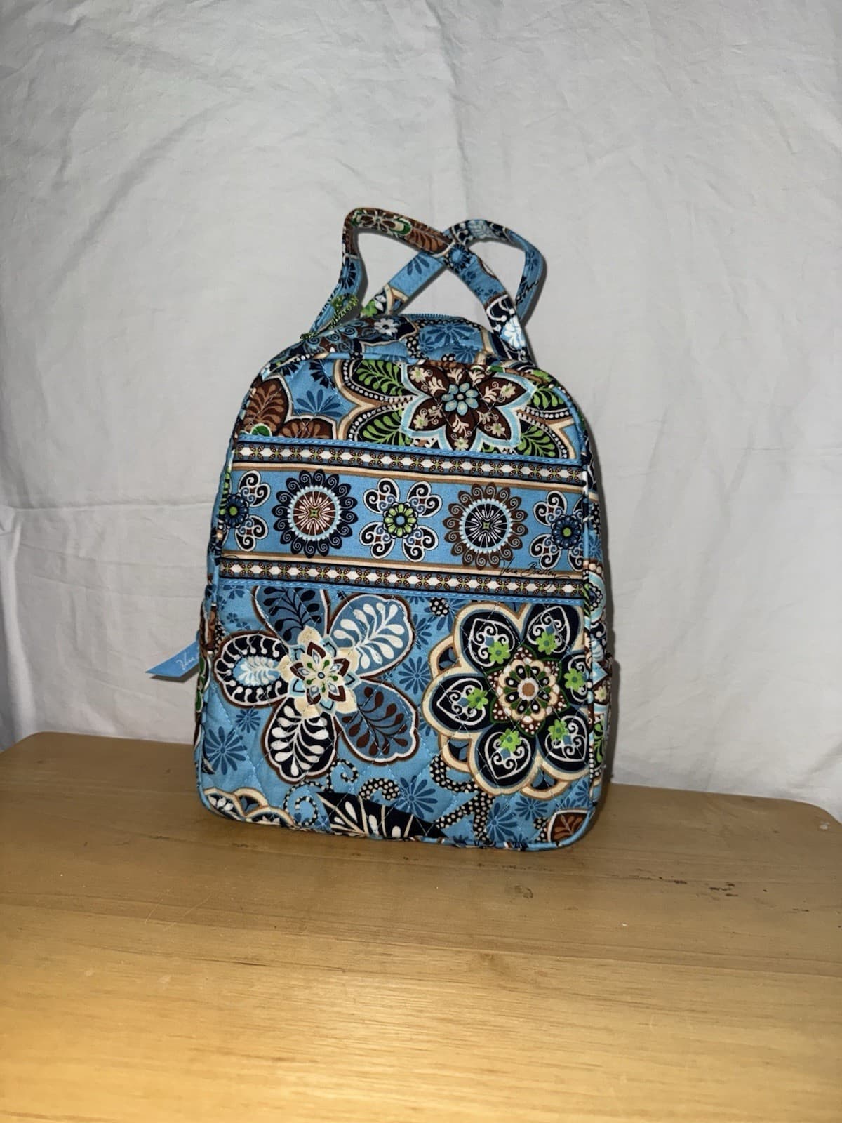 Vera Bradley Bali Blue Lunch Bunch Insulated Bag Retired Pattern New NWT