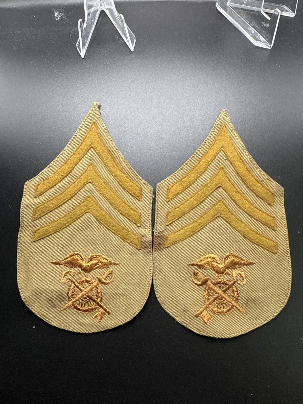 WWI Army Quartermaster Sergeant Patch, Set Military