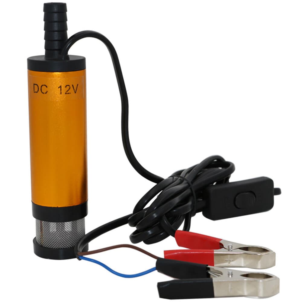 12VDC Portable Submersible Pump 12L/min Water Oil Diesel Fuel Transfer Ref Pumps