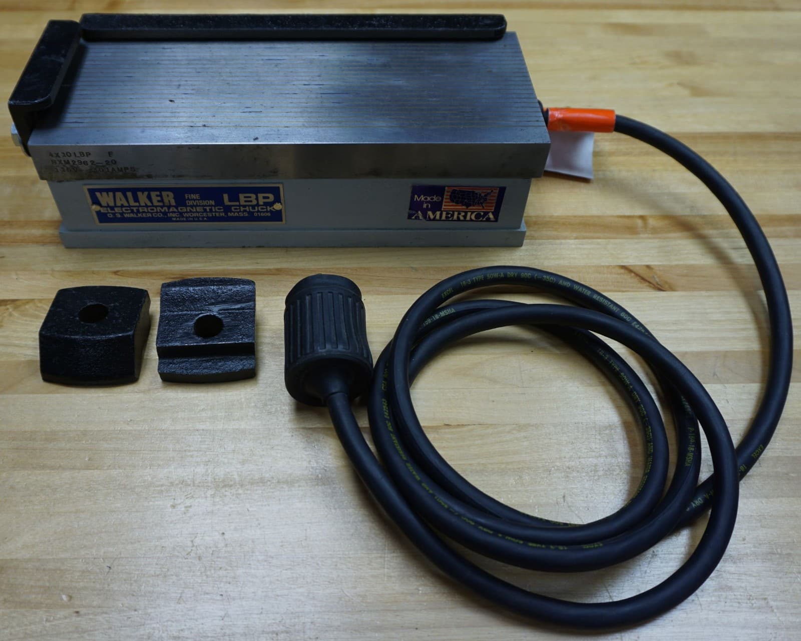 $100 OFF New O.S. Walker LBP 4”x10” Fine Division Electromagnetic Chuck