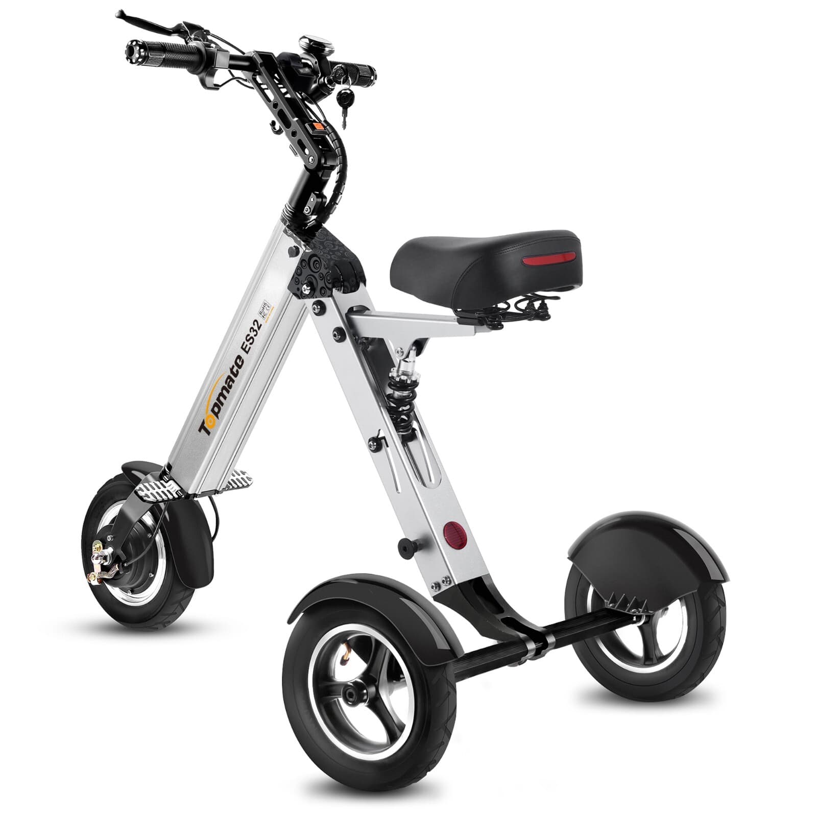 Topmate ES32 Electric Tricycle for Adult, Foldable 3 Wheel Mobility Scooter