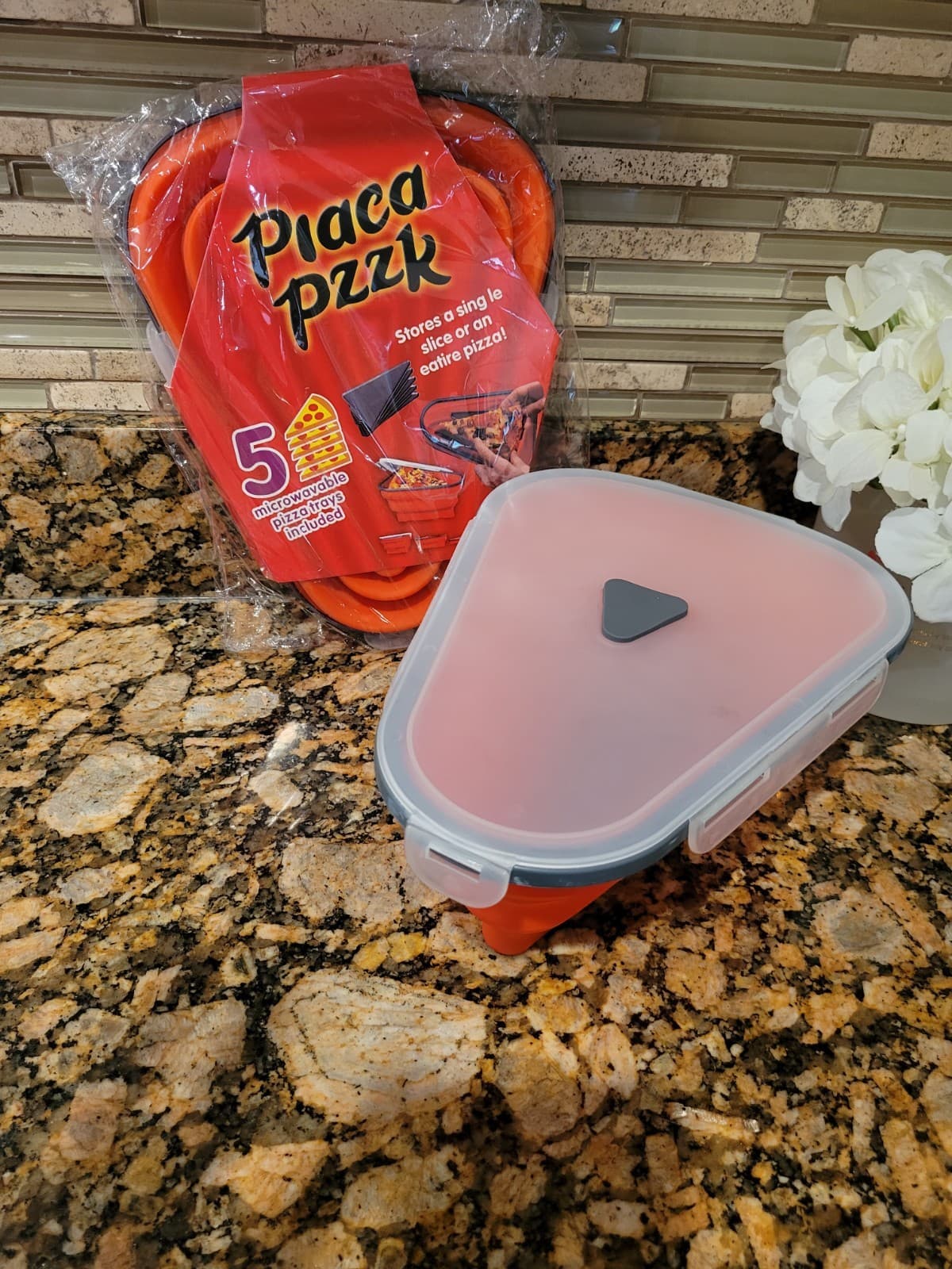 Ultimate Pizza Pack Storage Container Reusable Foldable Portable Microwavable!