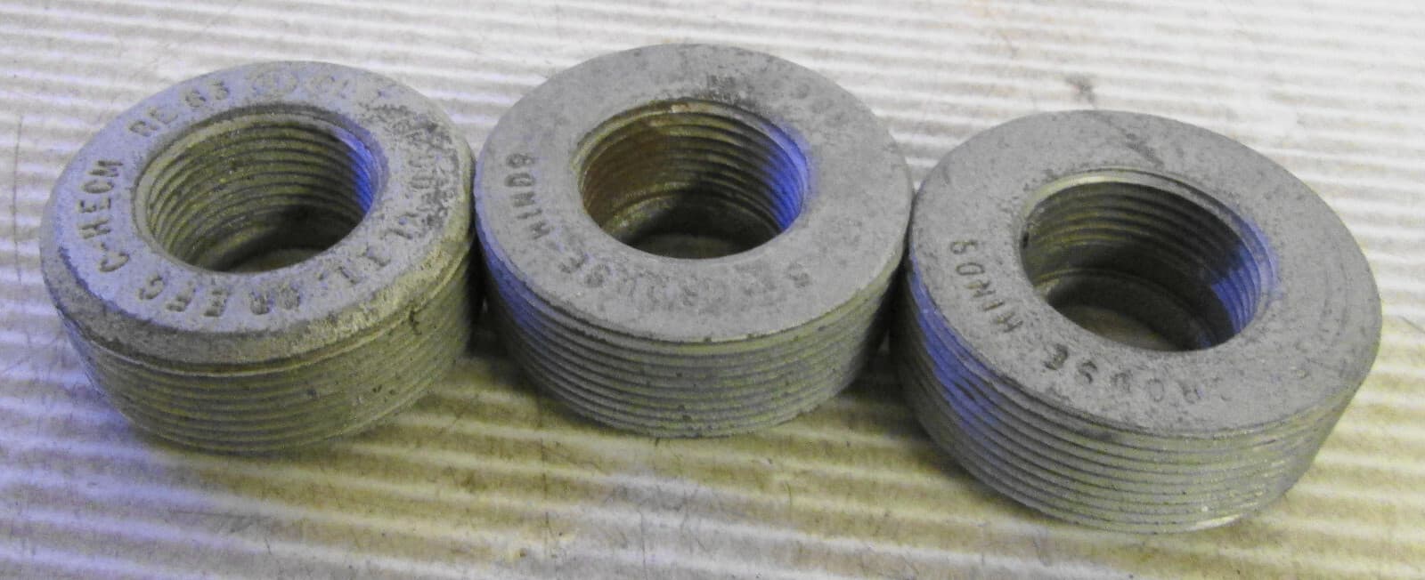 Crouse-Hinds RE63 Conduit Reducing Bushing (Lot of 3)