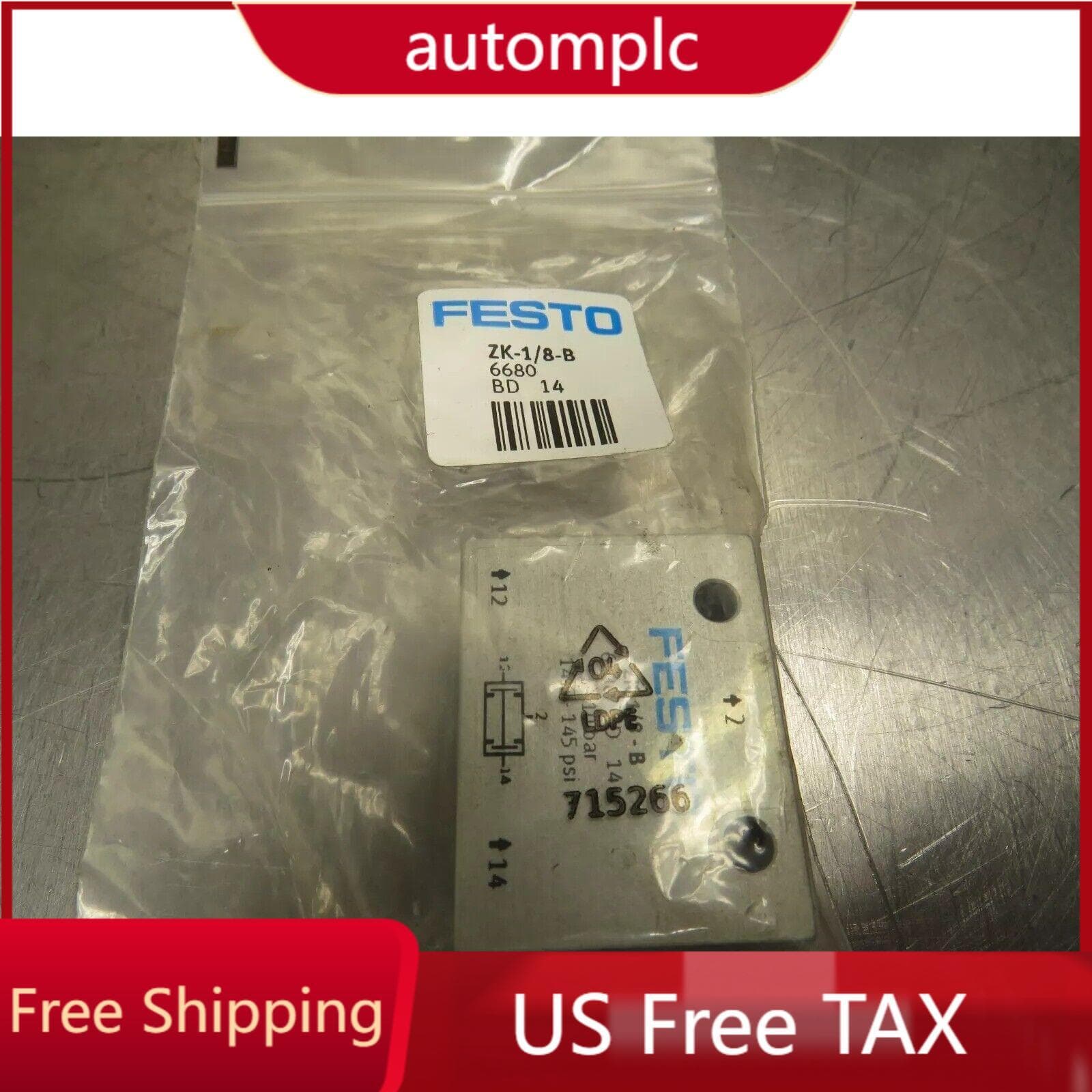 New Festo 6680 ZK-1/8-B AND gate