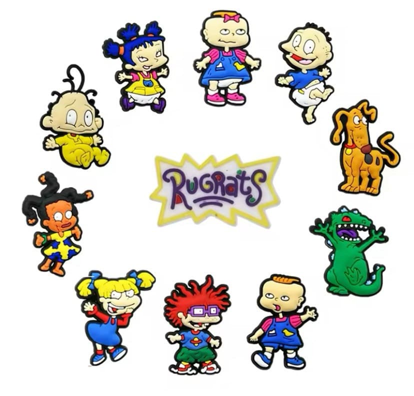 Rugrats Themed Shoe Charms for Crocs Shoes (Set of 11)