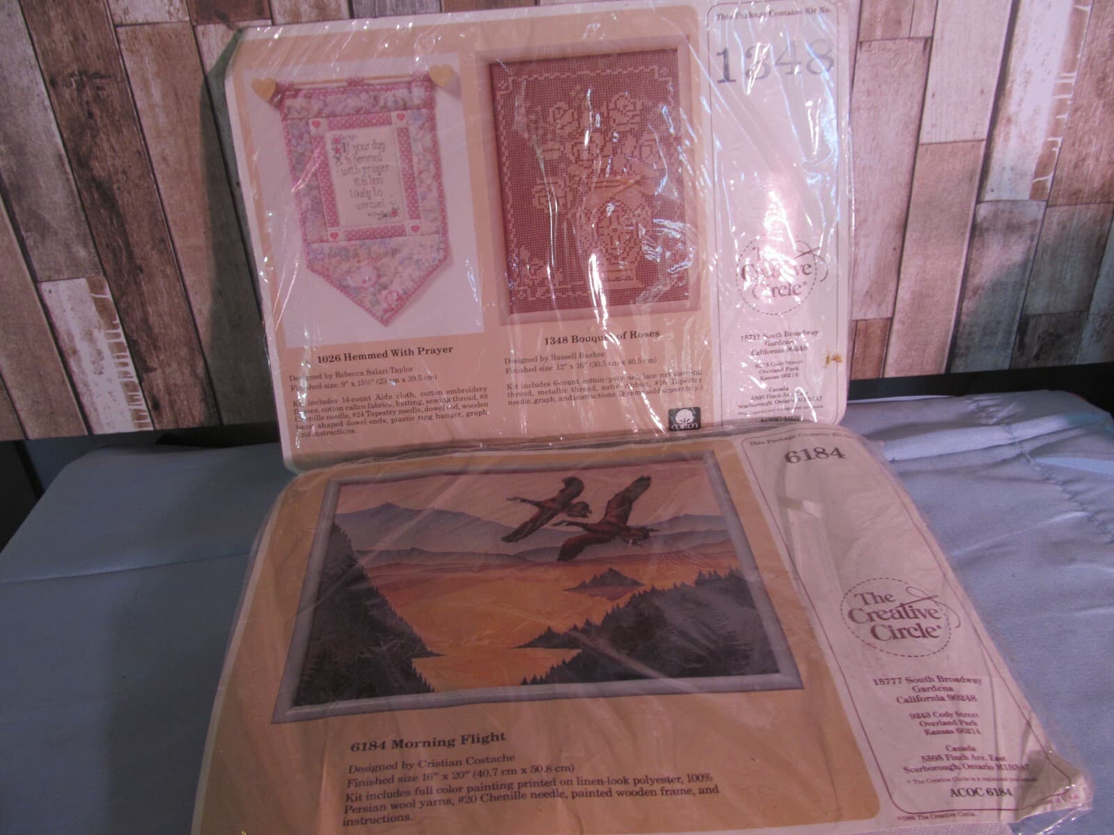 1348 BOUQUET OF ROSES by The Creative Circle Needlework & CC 6184 KIT NIP