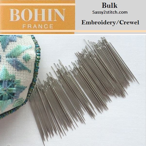 Bulk Bohin #9 Embroidery/Crewel Needles