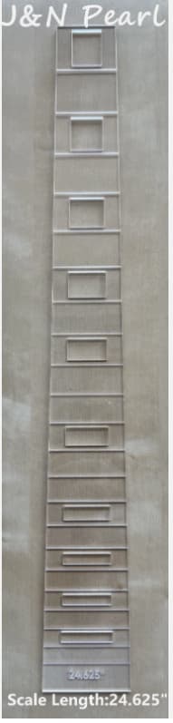 Solid WMOP & AB Block Set for Gibson Les Paul & Inlay Template