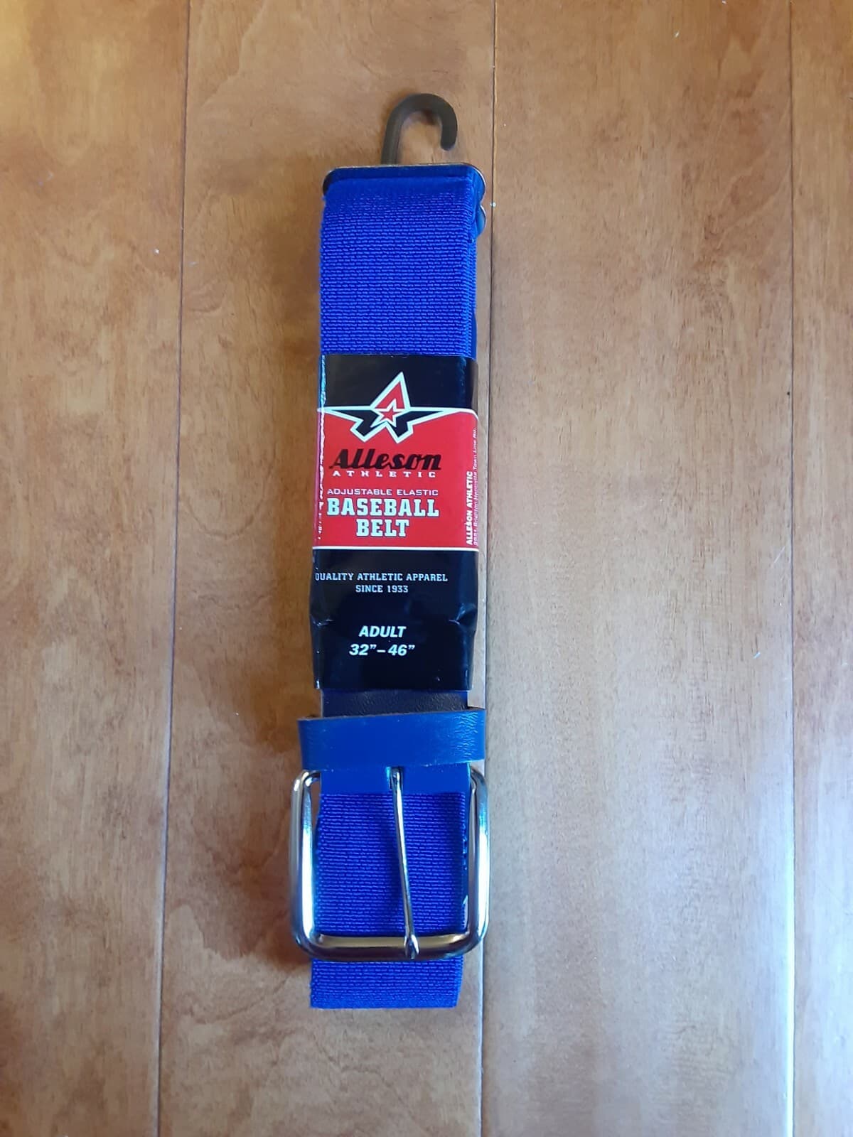 Baseball Softball Belt Alleson Athletic Blue Adjustable Elastic Adult 32-46