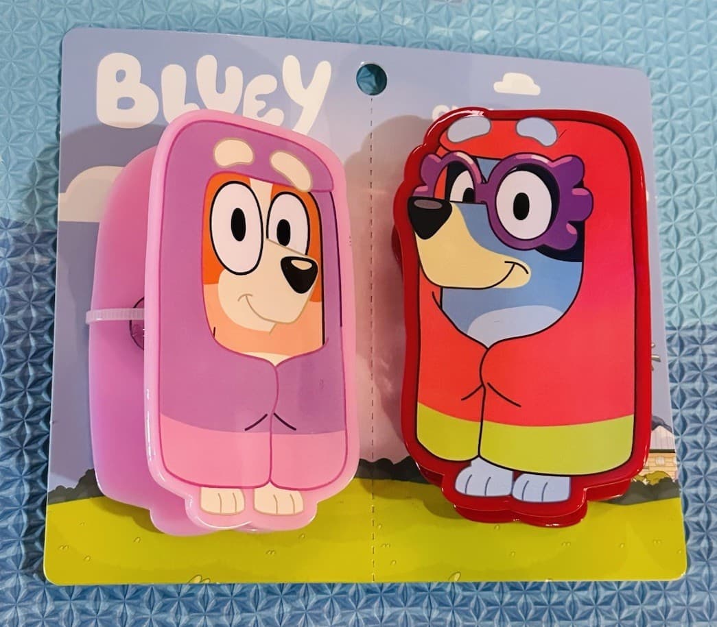 Bluey Grannies Claw Hair clip set New