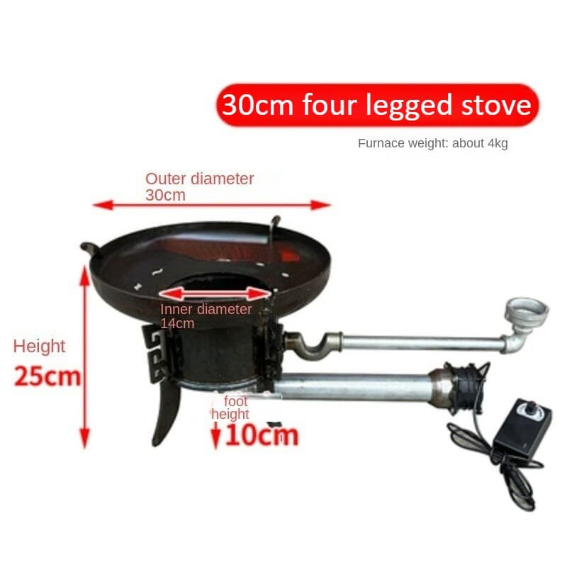 Waste Oil Stove Home Shed Farm Burner Heating Boiler Burning Furnace With Blower