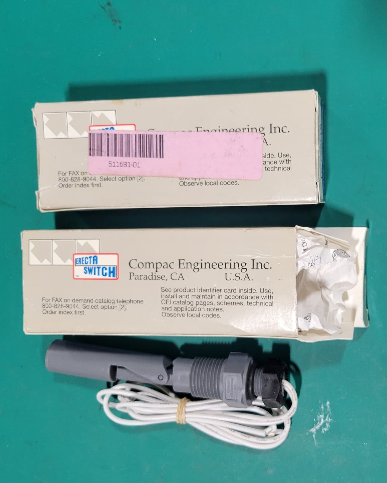 Electrovert Aquastorm Float Switch Compac Engineering 15-650-PP