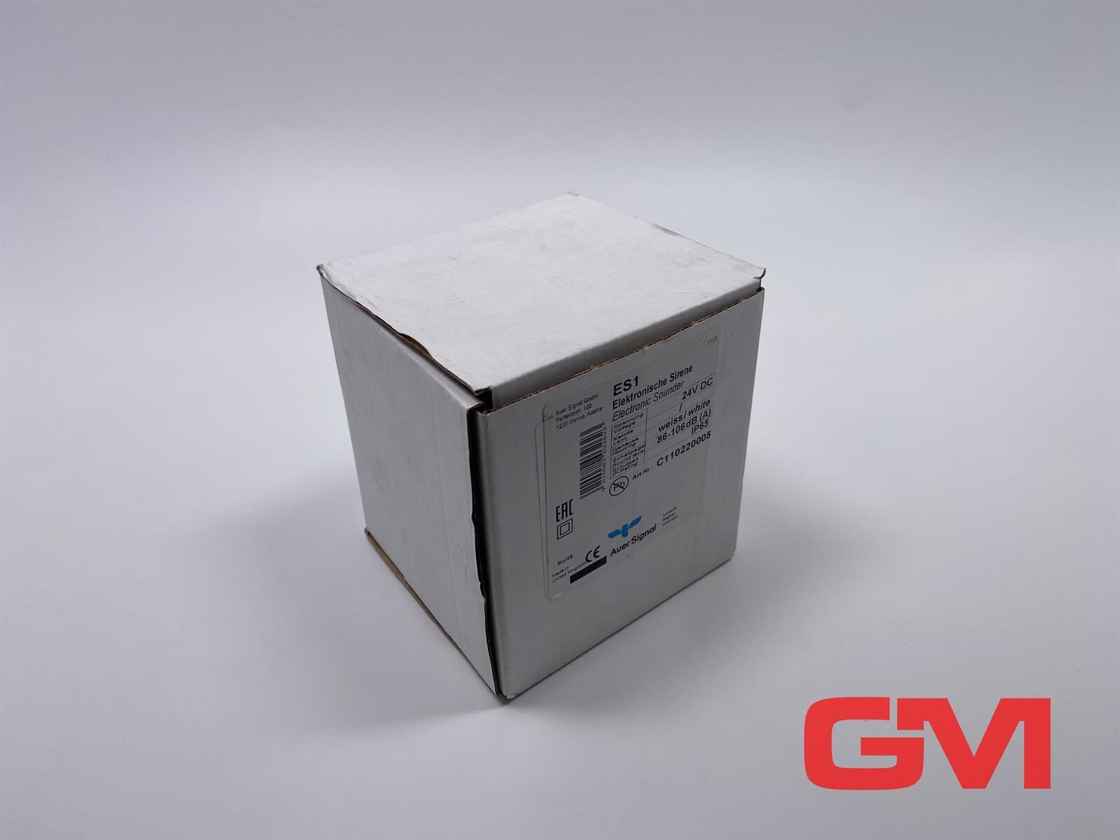 Auer Signal Electronic Siren ES1 Electronic Sounder C110220005 24VDC