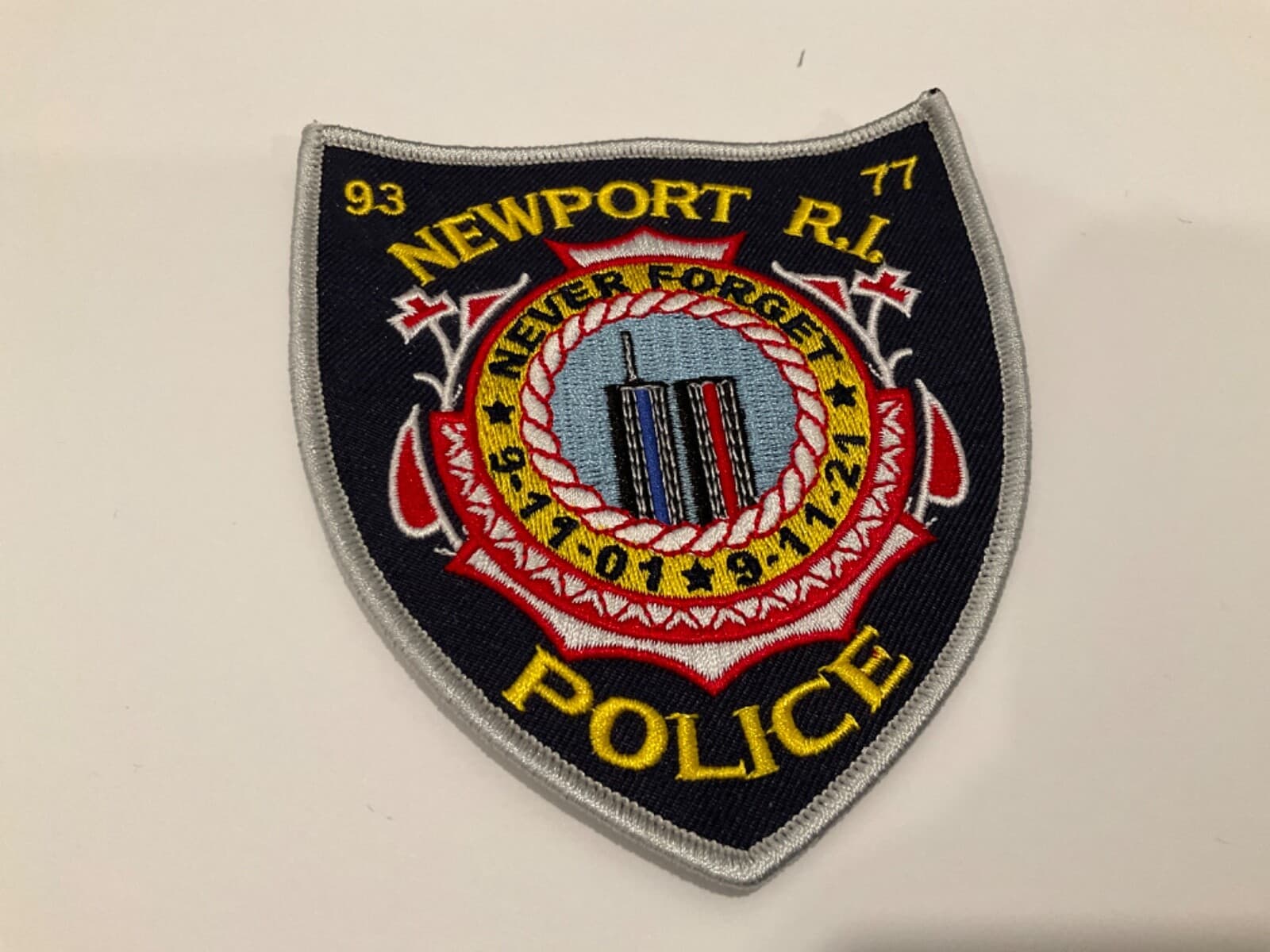 Newport Police State Rhode Island 9/11 Commemorative Never Forget