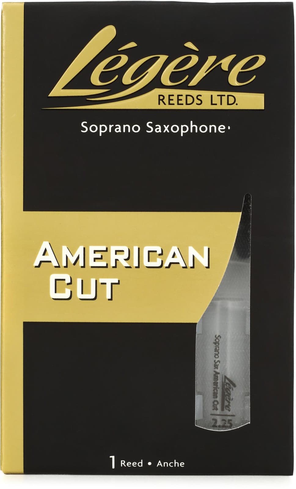 Legere LGSSA-2.25 - American Cut Soprano Saxophone Reed - 2.25