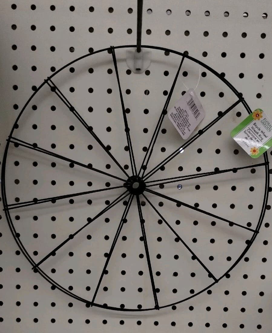 set 2 NEW BICYCLE WHEEL WREATH RING frame form DIY crafts 14" wagon wheel