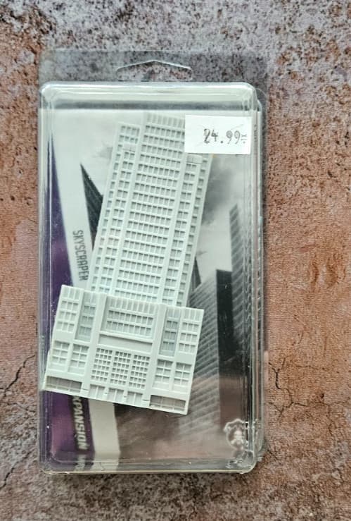Monsterpocalypse Unpainted Building - Skyscraper - NEW SEALED