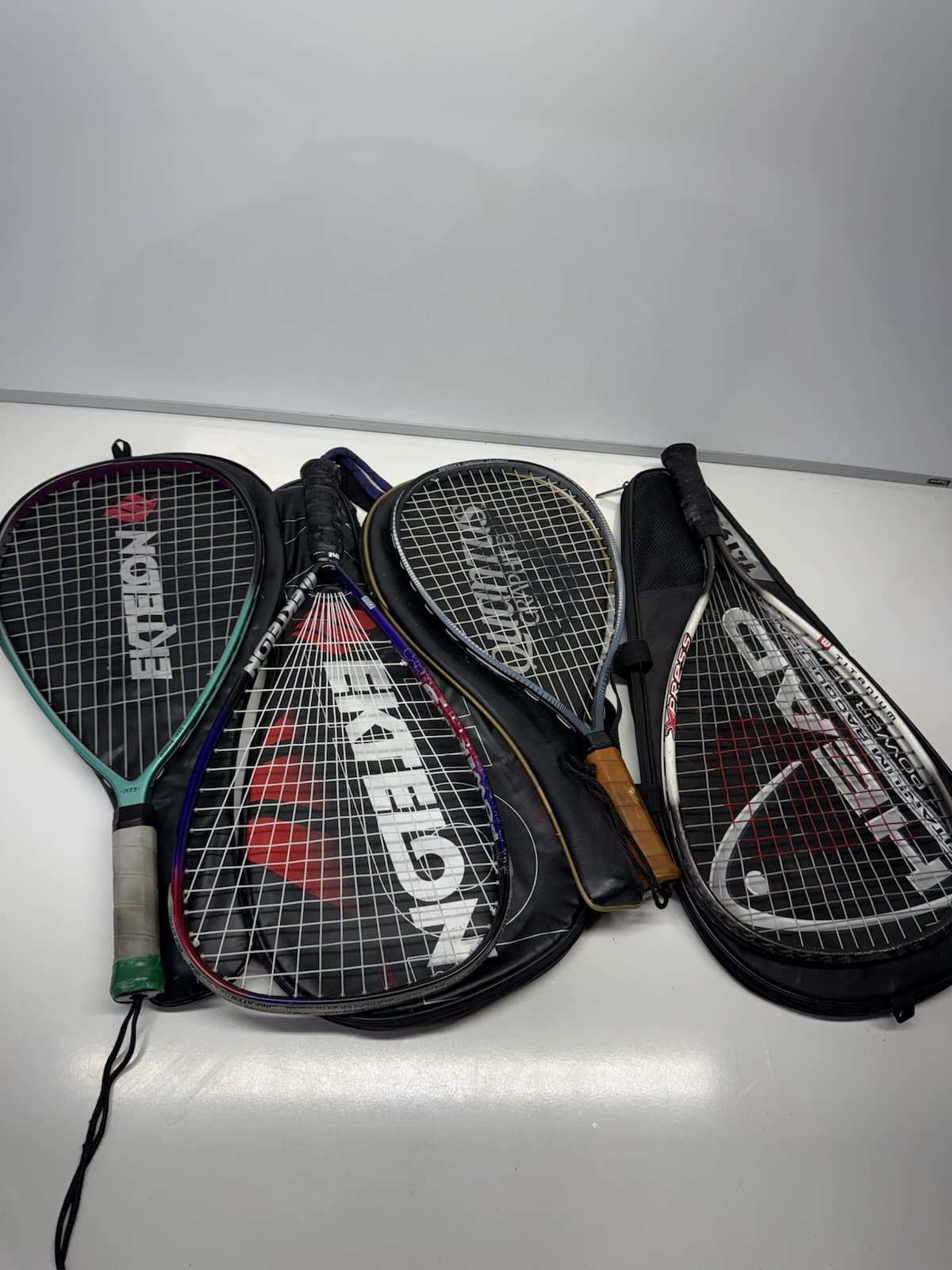 Racquetball Racket with Zip Case Lot Ektelon Quantus xpress
