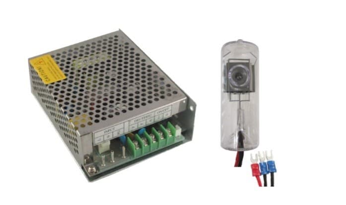 Deuterium lamp power supply and lamp pack D2 2.5v spectrometer testing