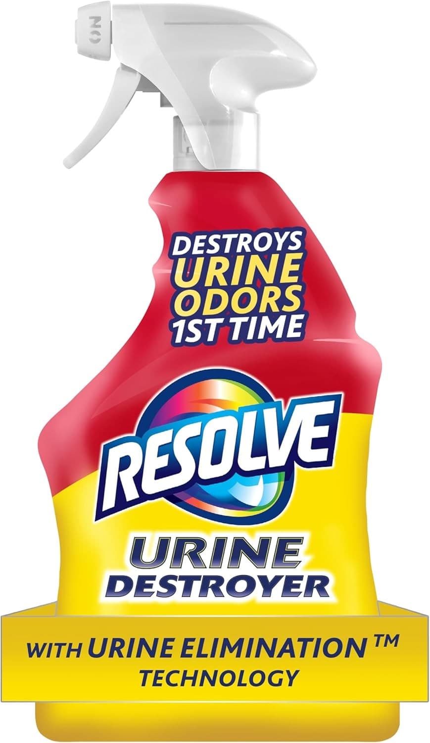 Resolve Urine Destroyer Spray – Pet Stain and Odor 32 Fl Oz (Pack of 1)