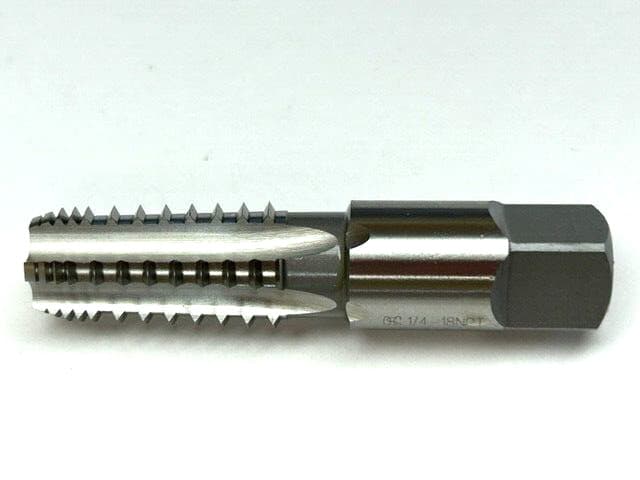 1/4" - 18 NPT 5 FLUTE INTERRUPTED PIPE TAP BRIGHT FINISH OSG 1315300