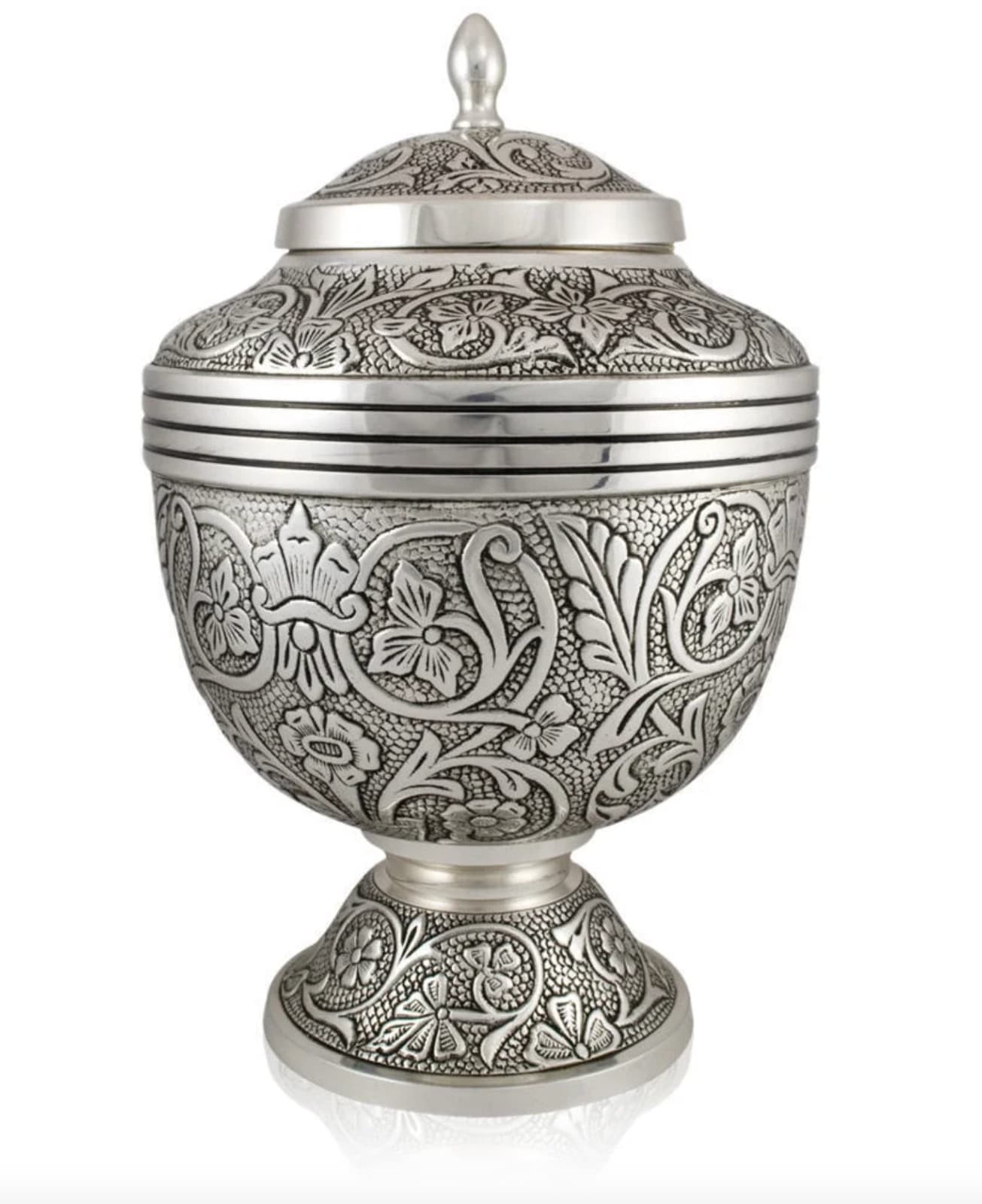 NEW! Perfect Memorials Large Villa Gardens Cremation Urn (made in India)