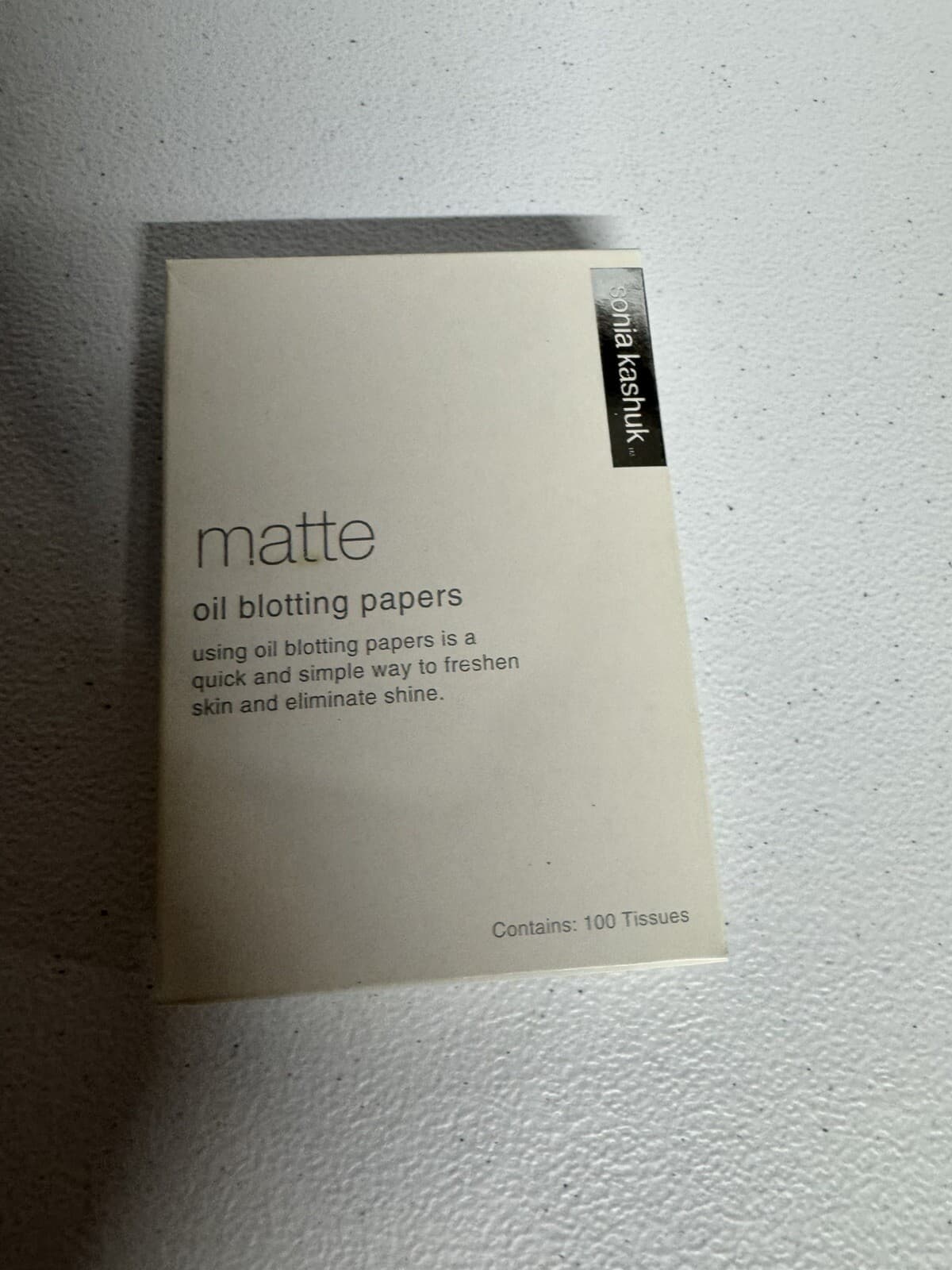 Sonia Kashuk MATTE OIL BLOTTING PAPER TISSUES 100 SHEETS