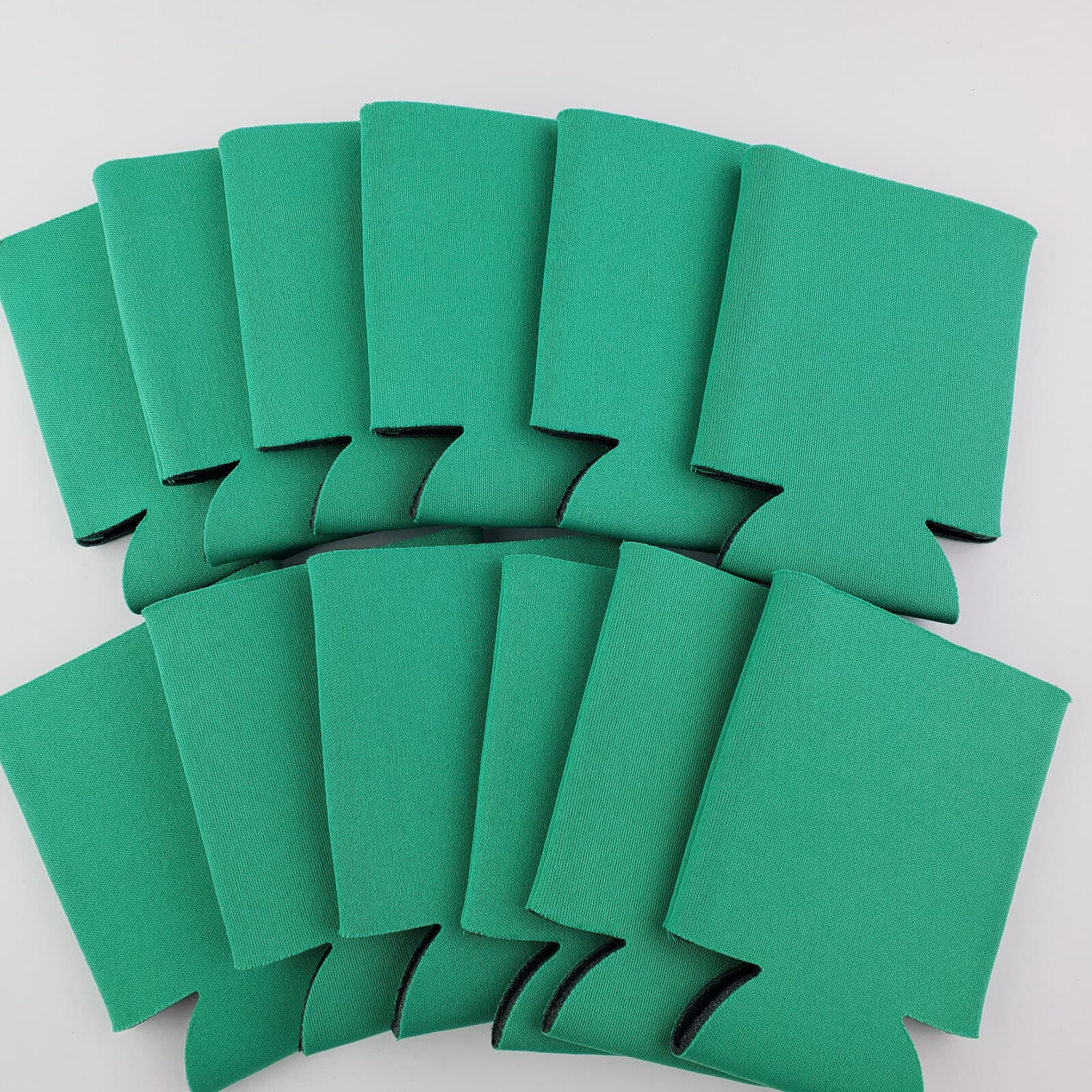 12 Green Blank Can Coozies Coolies Cozy Huggers Customizable Crafts