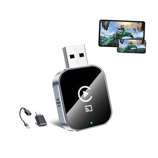 Wireless CarPlay Adapter for Android Auto - 3 in 1 Screen Mirror Android auto