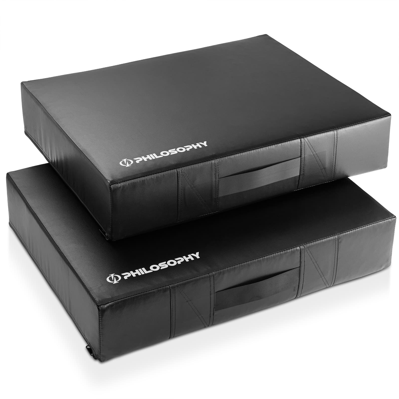 Weightlifting Crash Drop Pads 24" x 30" x 6" Thick - Set of 2 Silencer Drop Pads