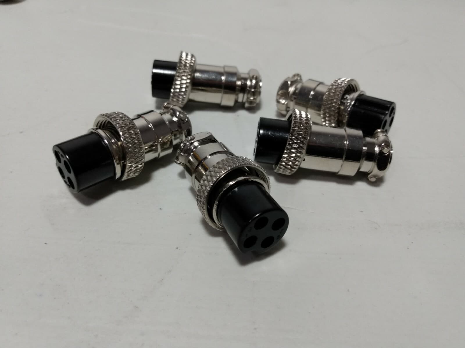 CB Radio 4 Pin Mic Plugs, 5 Plugs