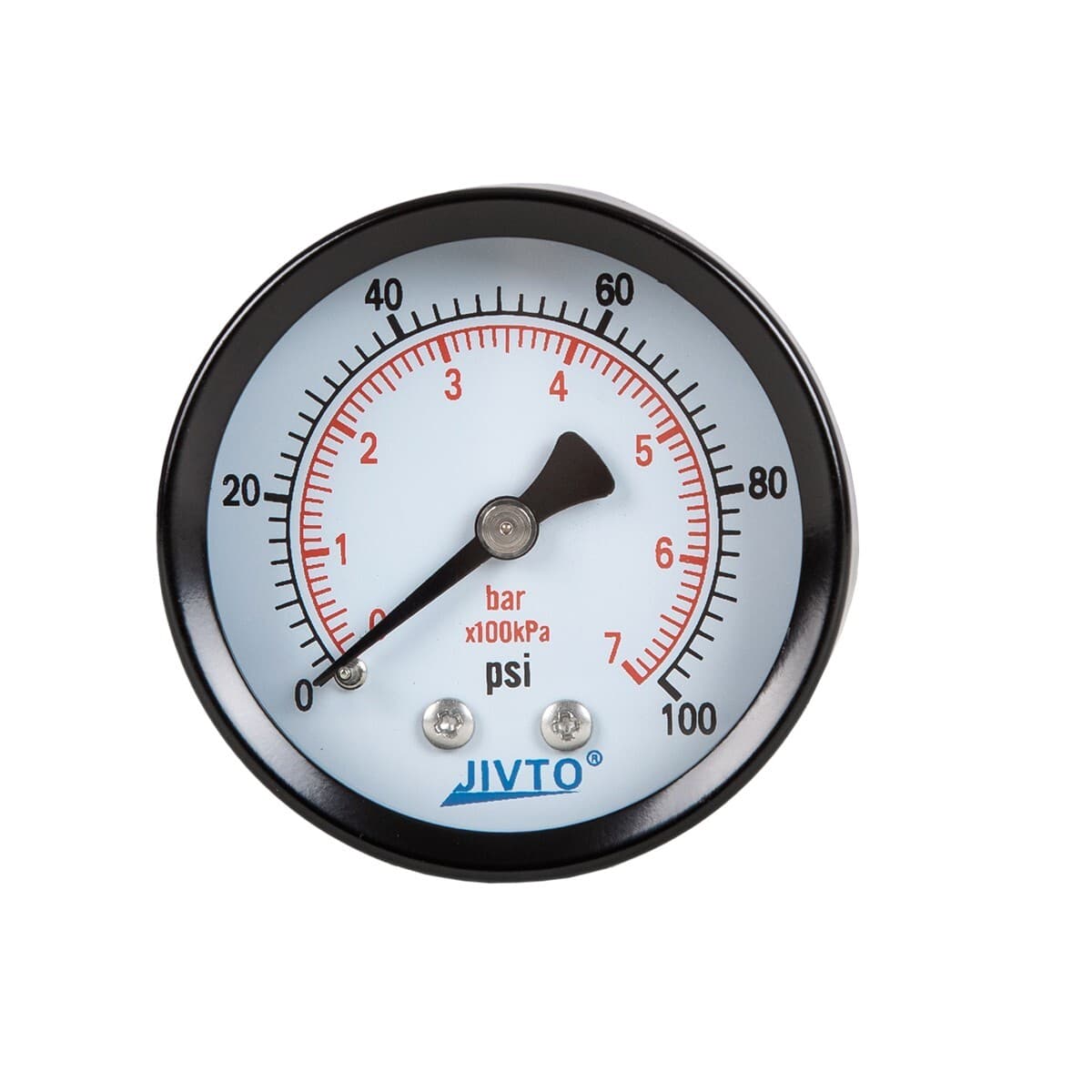 General dry Pressure Gauge, 1.5" Dia, 0-100 psi, 1/8 NPT Back Mount ( pack of 1)