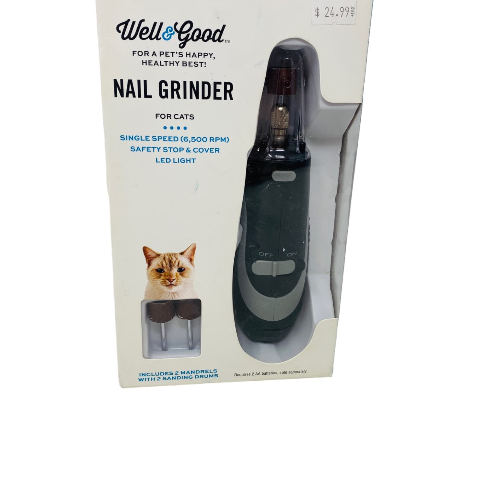 Well & Good Model WGNO2 Nail Grinder for Cats Grooming tool