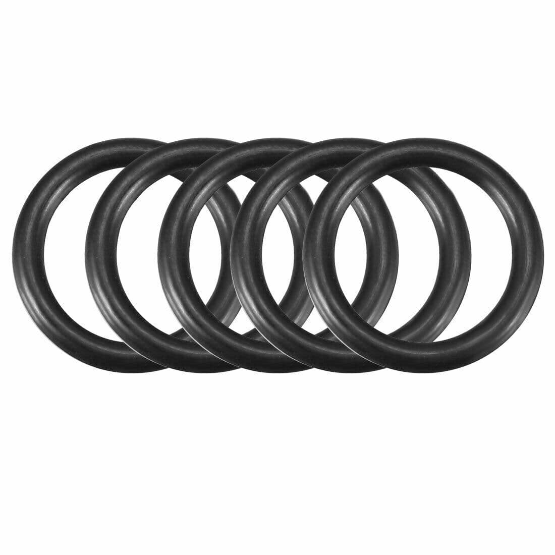 5pcs Black Nitrile Butadiene Rubber NBR O-Ring 14mm Inner Dia 2.5mm Width ✦KD