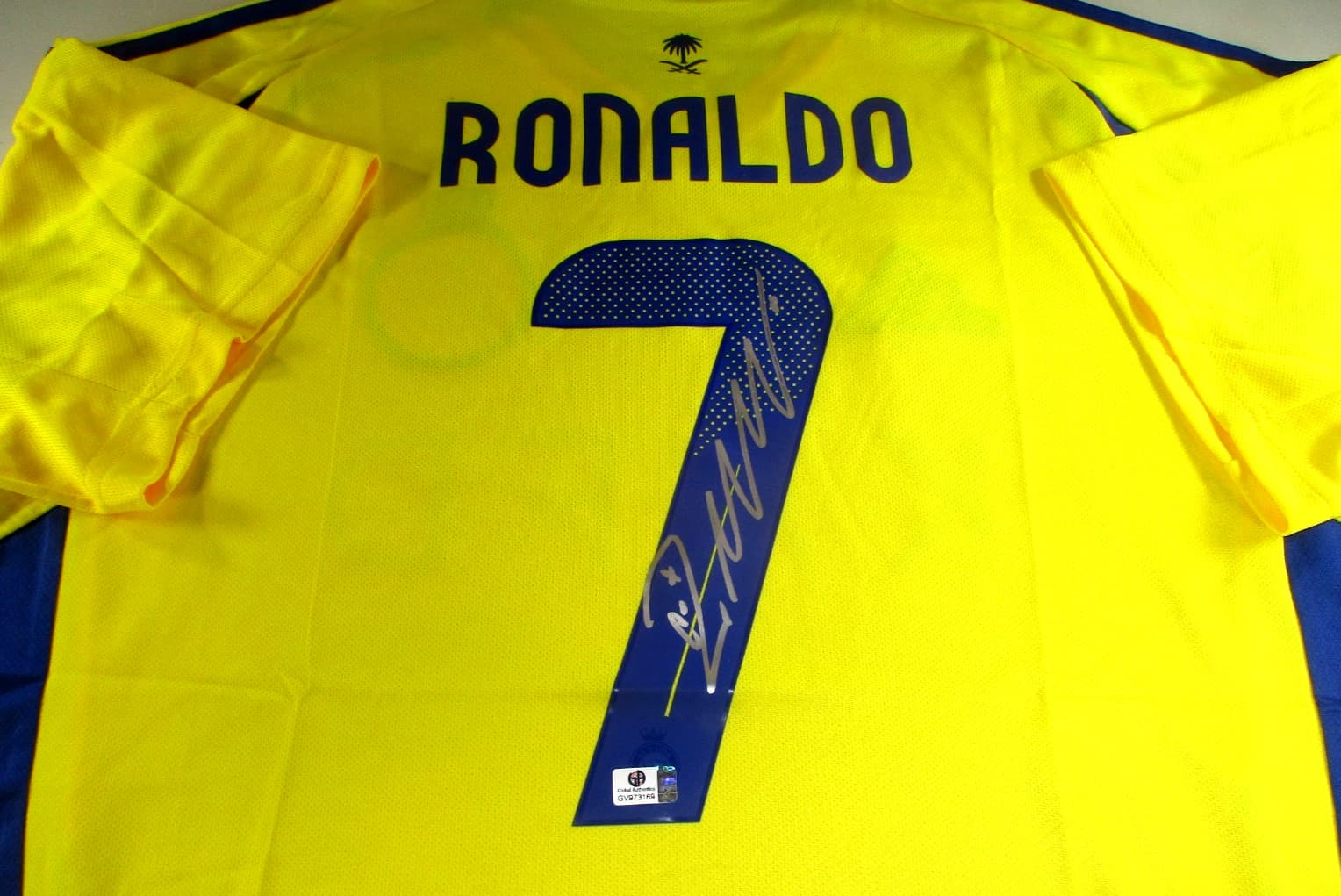 Cristiano Ronaldo / Autographed Al-Nassr Adidas Aeroready Soccer Jersey / COA