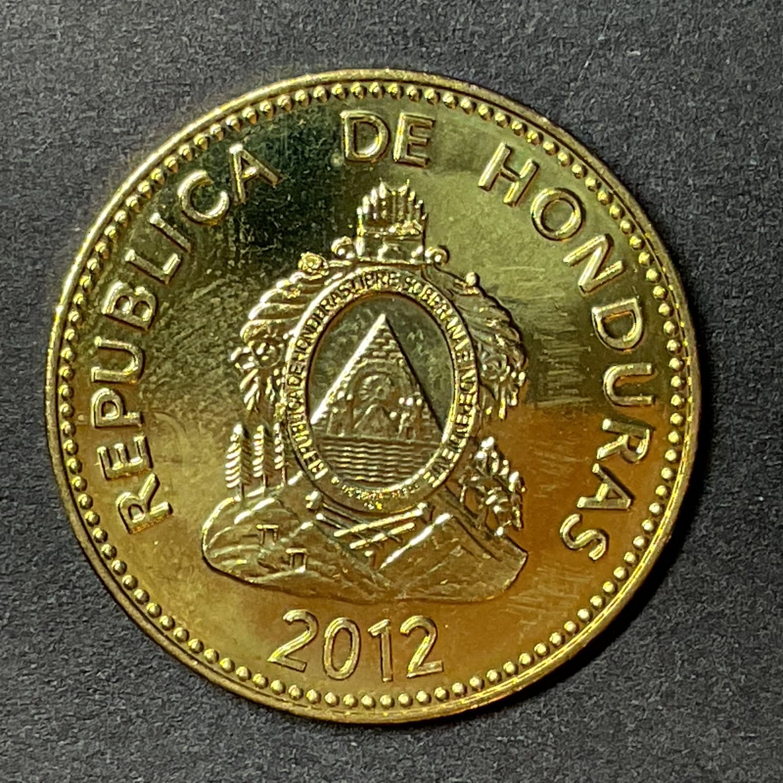 Lot of 10 coins 2012 Honduras 10 centavos Lempira BU UNC Uncirculated foreign