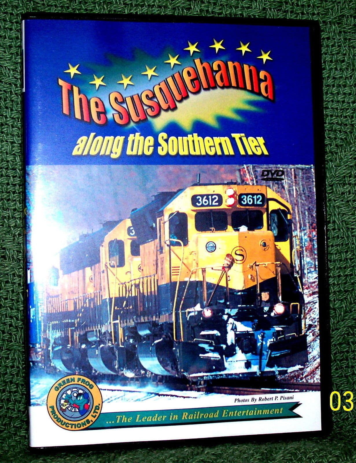 cp078 TRAIN VIDEO DVD "THE SUSQUEHANNA" SOUTHERN TIER!!
