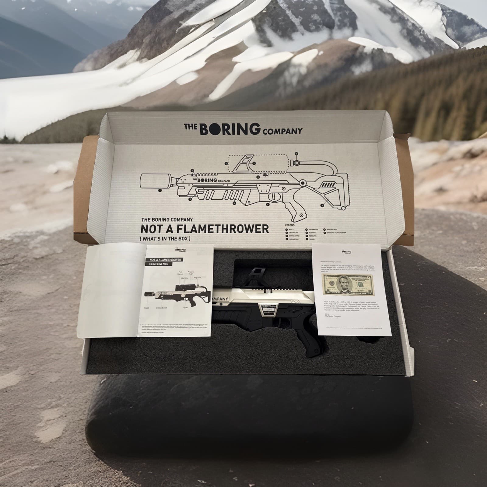 Not A Flamethrower Serial #60 The Boring Company * Ultra Rare Gem *