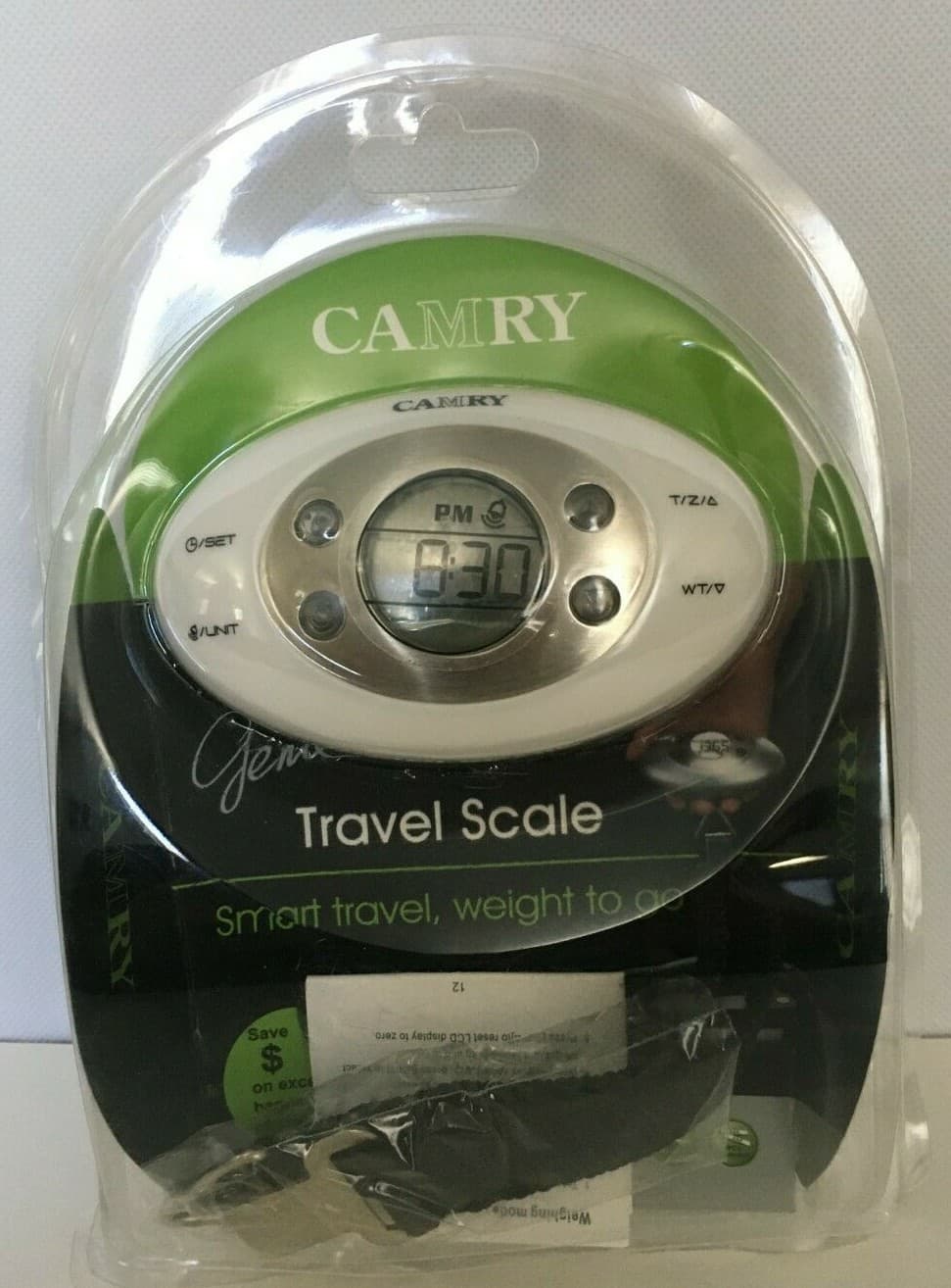 New Camry EL-3 Series Digital Luggage Scale - Alarm Clock - Room Temperature F/S