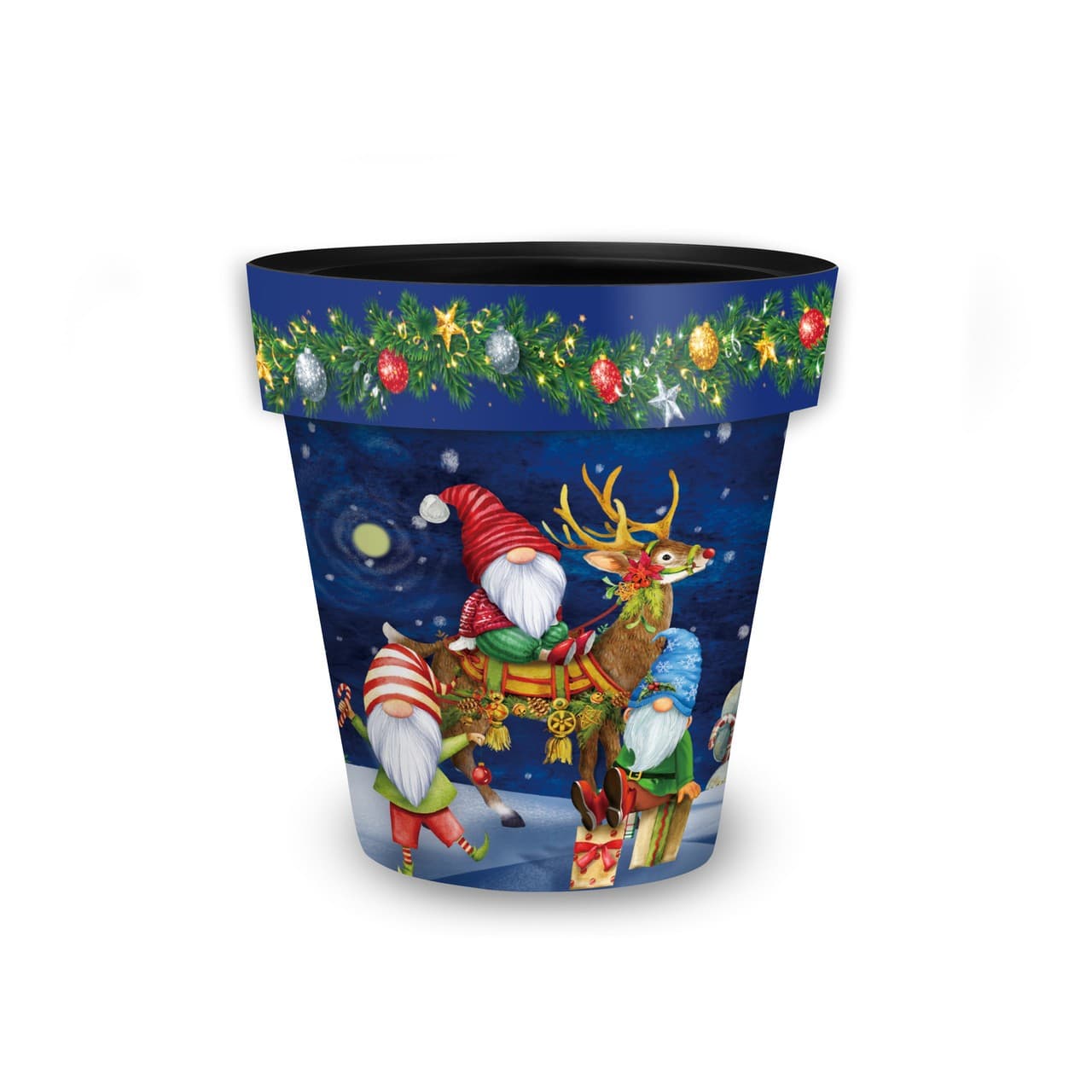 Briarwood Lane Happy Holiday Gnomes Small Planter